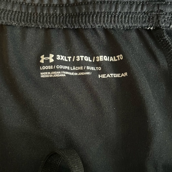 Mens Under Armour Tech Graphic Shorts Black w/Green Logo Size 3XLT - Picture 8 of 8